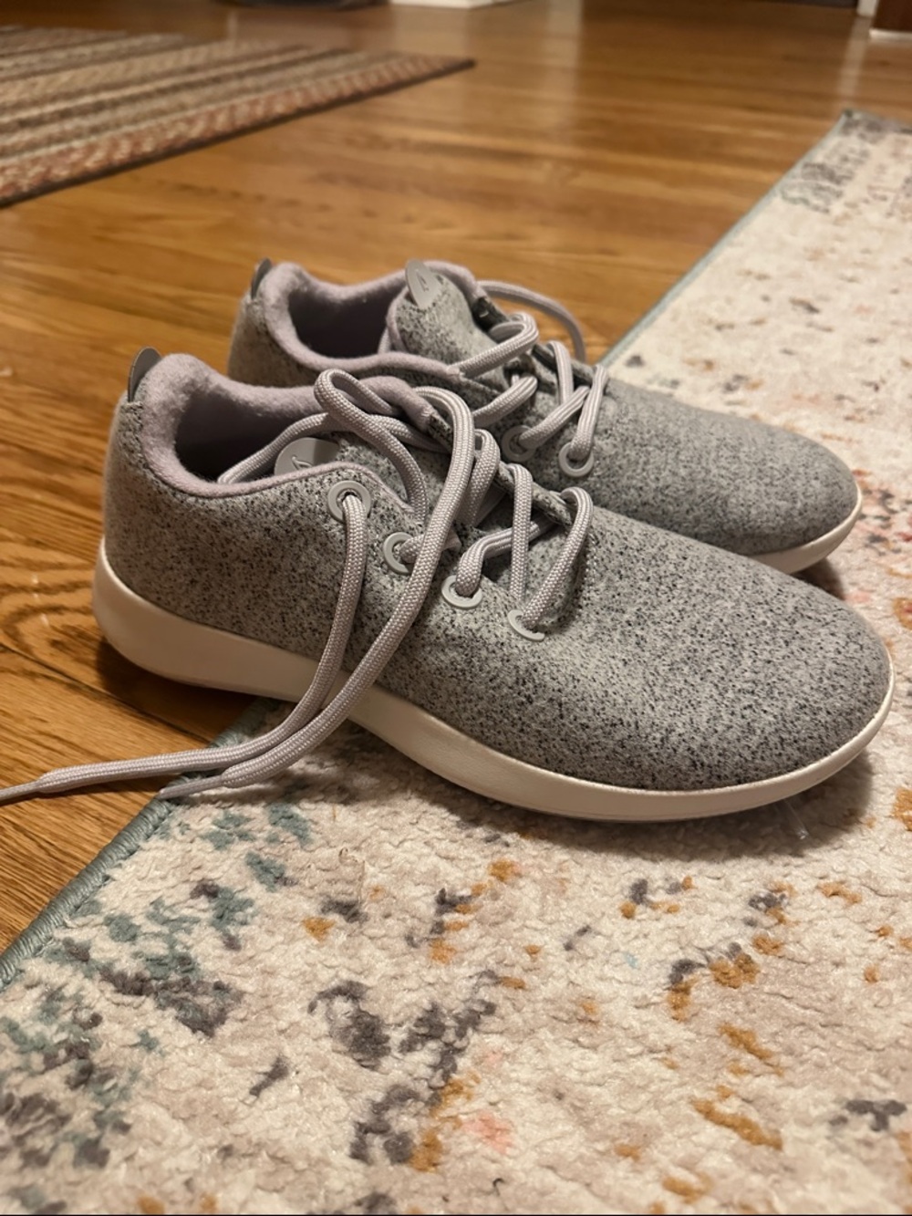 allbirds Light Gray Wool Runners